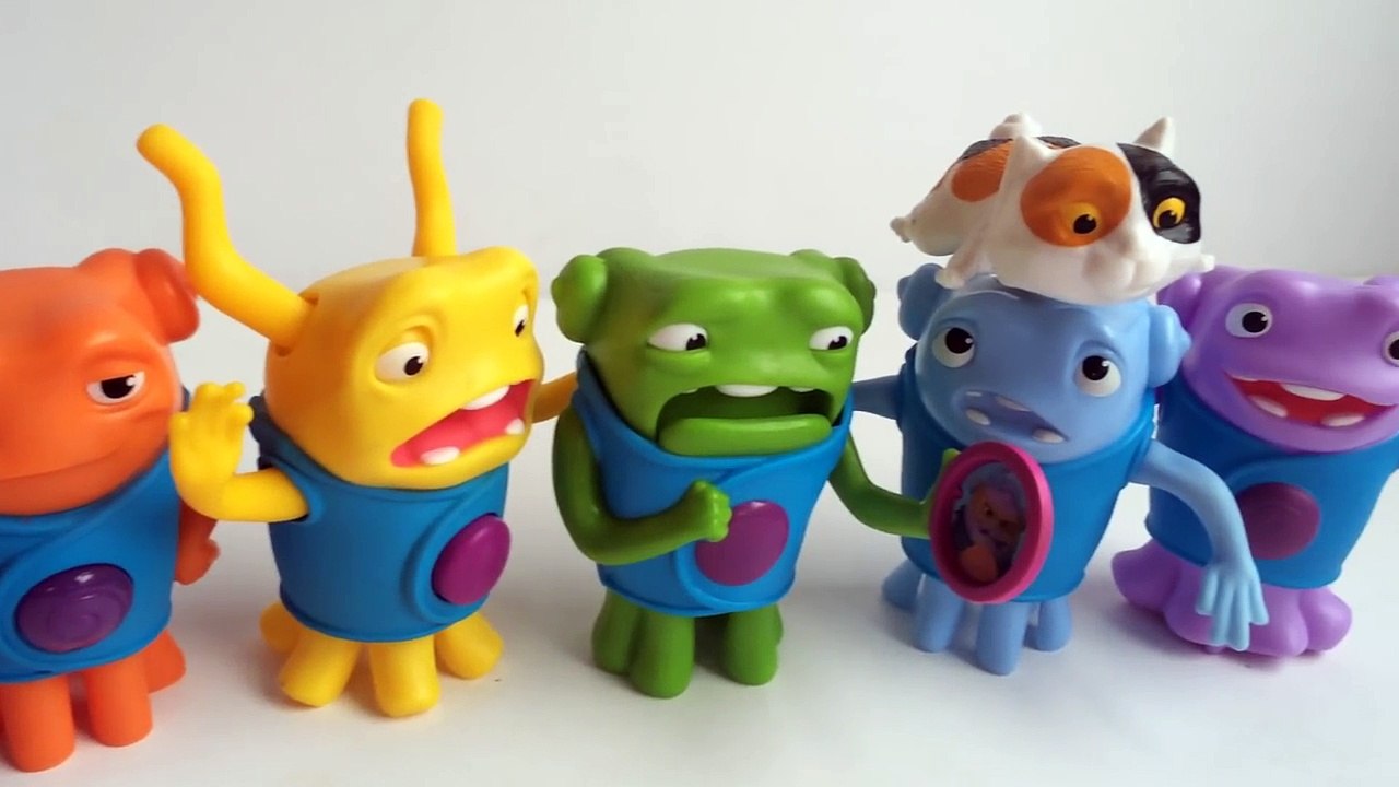 Home Movie Full Complete 8 McDonalds Happy Meal Oh Toys Dreamworks Unboxing Demo Review