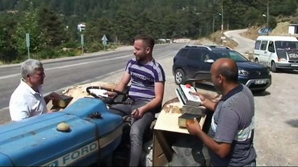 Araçları durdurup kitap dağıttılar