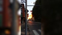 Explosión de un camión cisterna en Bolonia