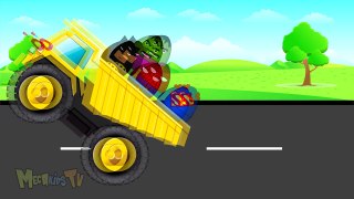 Dump truck Monster Trucks For Children Kids Video