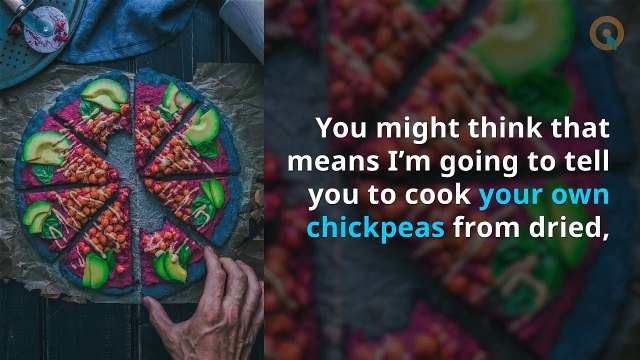 How to Make The Best, Easiest Hummus, Starting with A Can of Chickpeas