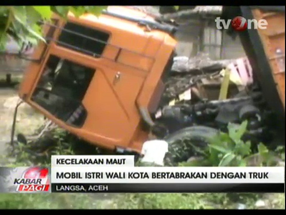 Istri dan Anak Wali Kota Langsa Tewas Dalam Kecelakaan