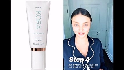 Morning Skincare Routine with Miranda Kerr & Kora Organics