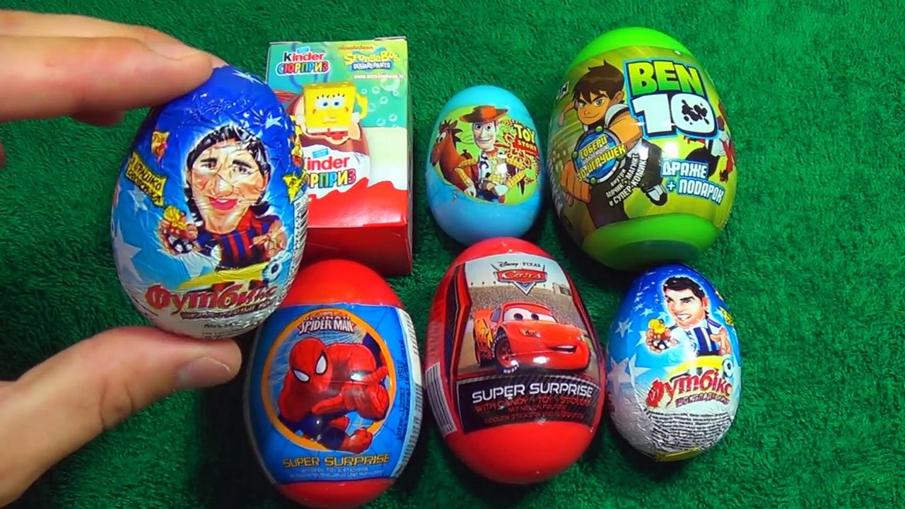 1 of 8 Surprise Eggs Surprise Egg Футбикс 2 Unboxing! Dinosaur toy!