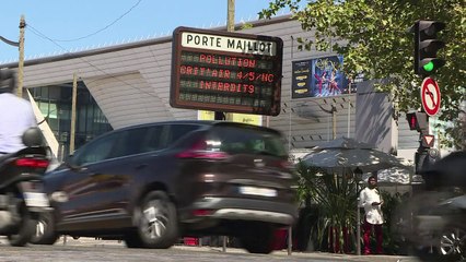 Canicule: contrôles des vignettes Crit'air à Paris
