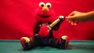 1998 Fisher Price Sesame Street Rock and Roll Elmo Plush Toy