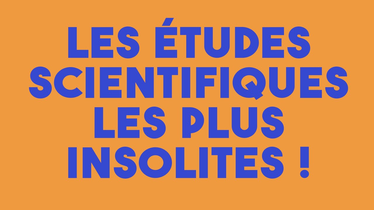 Les études scientifiques les plus insolites !