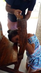 Little Girl Stuck in Chair Rescued by Family
