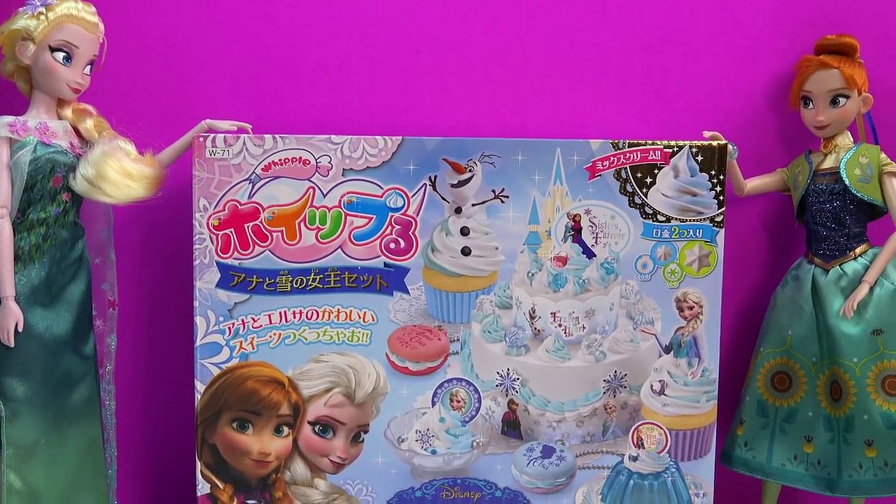 Queen Elsa Disney Frozen Whipple Jello Ice Cream 2 Macarons Princess Anna Birthday Craft U