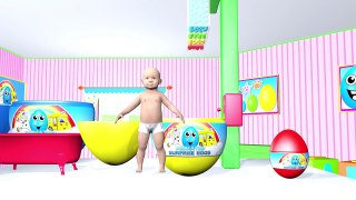 Baby Bath Time 3D for Kids to Learn Colors | PART 1 | Baby Doll Bathtime Color Balls Gumba