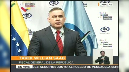 Fiscal: presunto atentado contra Maduro “no es hecho aislado"