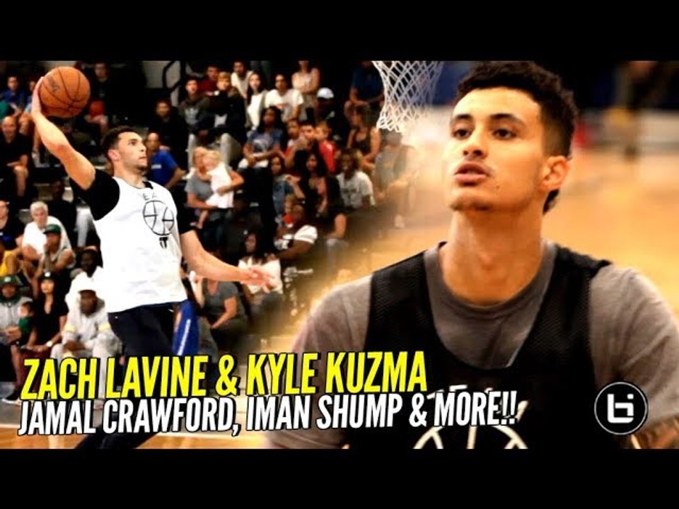 Kyle Kuzma IS THAT DUDE! Goes OFF at Isaiah Thomas Zeke End!! Zach LaVine,  Jamal Crawford & More!!