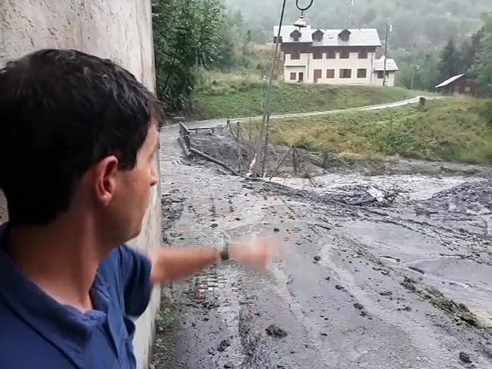 Savoie : crue du Glandon à Saint-Colomban-des-Villards