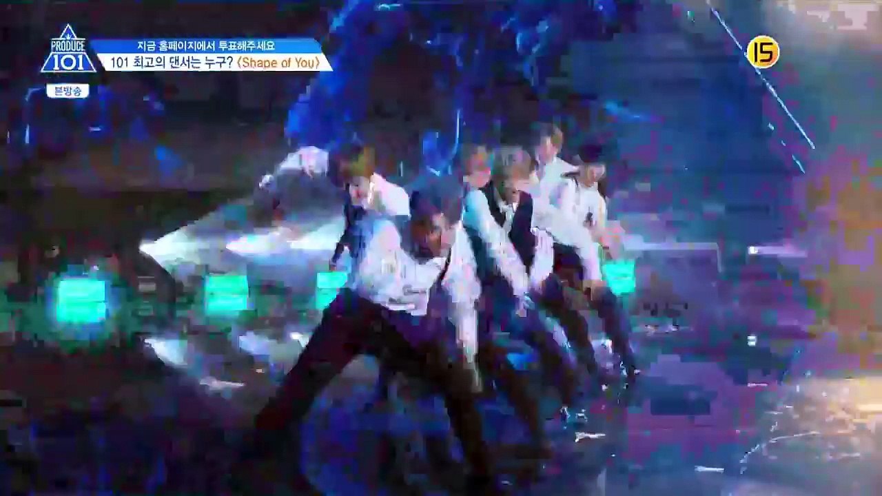 Produce 101 Season2 [ ♬ Ed Sheeran - Shape of You] 박성우,김태동,노태현,저스틴,김동한 이준우