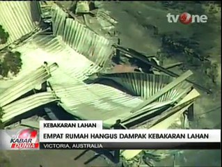 Kebakaran Lahan di Australia Hanguskan 4 Rumah