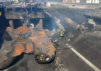 Highway Collapses Following Bologna Explosion