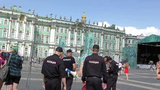 LGBTQ+ activists detained in St. Petersburg