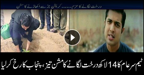 Team Sar-e-Aam's tree plantation drive in full swing ahead of August 14