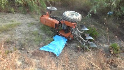Manavgat'ta Tarla Süren Yaşlı Adam Traktörün Altında Kalarak Can Verdi