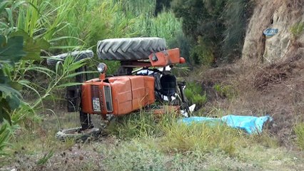 Manavgat’ta tarla süren yaşlı adam traktörün altında kalarak can verdi
