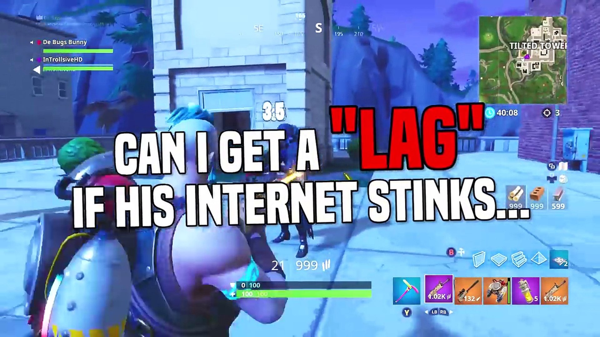 Fortnite Playground 1v1 Trolling Cocky Noob Trapped Inside Invisible Box On 1v1 Playground Mode In Fortnite Funny Fortnite Trolling Dailymotion Video