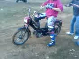 Entrainement enduro : Manu la tête dans la bulle