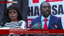 Zimbabwe: Opposition leader Chamisa calls Zimbabwe election 'fraudulent' - BBC News