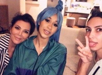 Cardi B Parties With the Kardashians