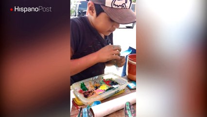En México hay un niño que convierte las cucharas en obras de arte