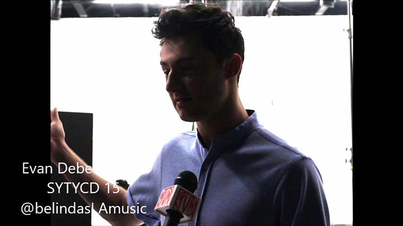 Evan Debenedetto -  Top 10 Reveal Interview So Yo Think You Can Dance 15