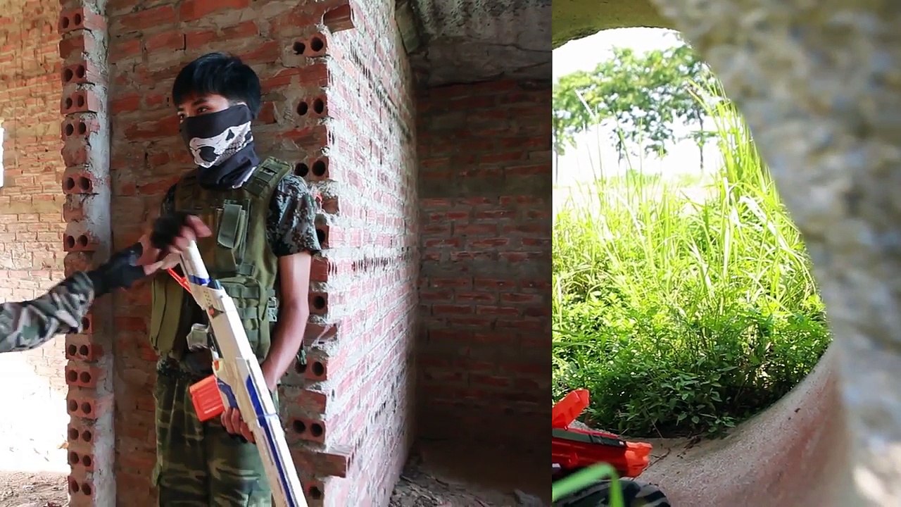 Nerf Guns War: Battle Ground Between Couple Police SEAL TEAM Special With Dangerous Enemies