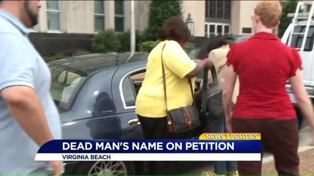 Dead Man`s Name Appears on Petition to Get Virginia Congressional Candidate on Ballot