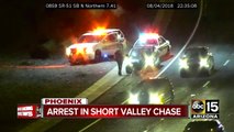 Phoenix pursuit ends in arrest on SR-51