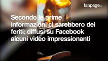 Esplosione a Bologna dopo incendio in autostrada A14 a Borgo Panigale: i video