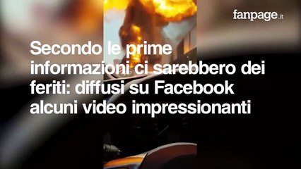 Download Video: Esplosione a Bologna dopo incendio in autostrada A14 a Borgo Panigale: i video