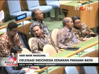 Delegasi Indonesia Kenakan Batik di Sidang Umum PBB