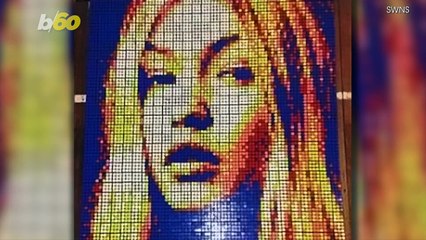 Cubular! This Artist Makes Portraits Out of Rubik's Cubes