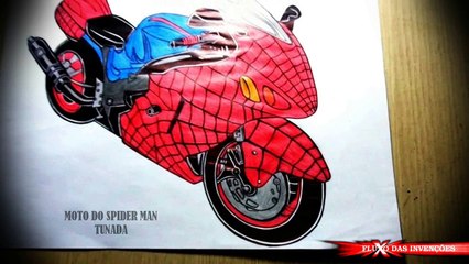 DESENHOS DE MOTOS DE SUPER HERÓIS , ANIMES E GAMES