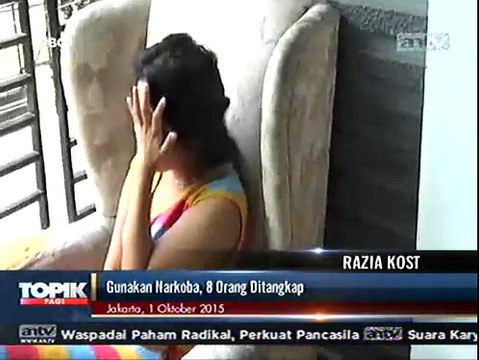 Razia Kos di Tamansari, BNN Tangkap 8 Pengguna Narkoba