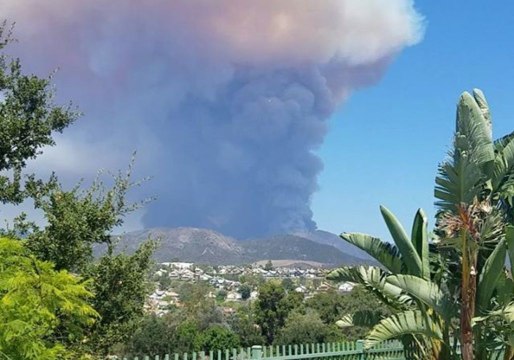 Residents Evacuated After Holy Fire Erupts in Trabuco Canyon, California