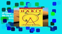 About For Books  The Power of Habit: Why We Do What We Do in Life and Business  Any Format
