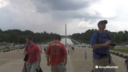 Heat and humidity don't hold visitors back in Washington DC