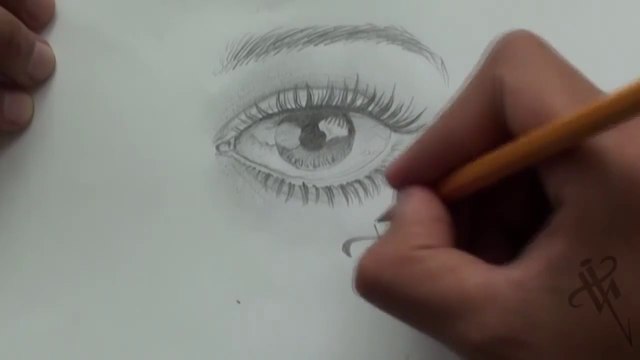 Como Dibujar a un Ojo Realista - How to Draw a Realistic EYE- Nosfe Ink Tattoo