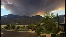 Rapidly moving Holy Fire creates apocalyptic scenes in Orange County
