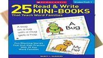 View 25 Read   Write Mini-Books: That Teach Word Families Ebook 25 Read   Write Mini-Books: That