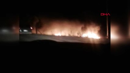 Balıkesir Ayvalık'ta Cennet Tepesi Eteklerinde Orman Yangını Hd