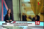 Miraflores: municipio se pronunció ante los daños en casas por obras de constructoras