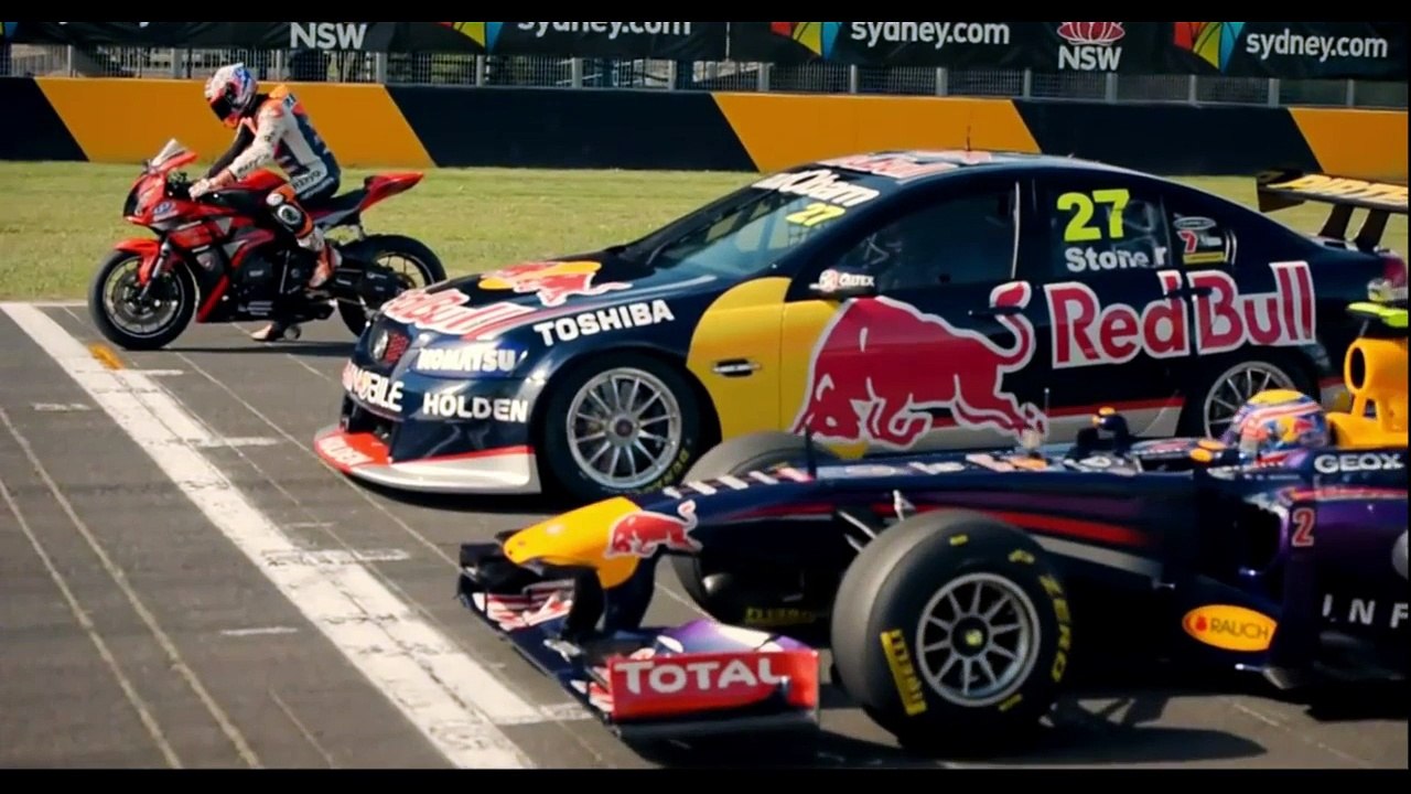 Formula F1 Vs Supercar Vs Motorbike Race 2018
