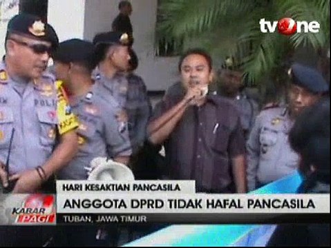 Tak Hafal Pancasila, Wakil Ketua DPRD Disoraki Mahasiswa