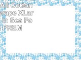 Galaxy Reborn Mexican Blanket All Cotton Striped Serape XLarge 84 x 56 in Sea FoamRed